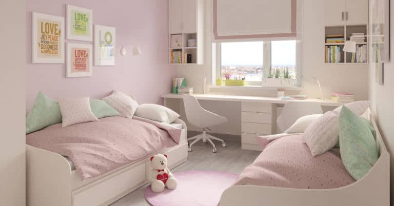 A girls' bedroom.
