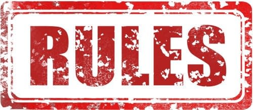 Rules sign